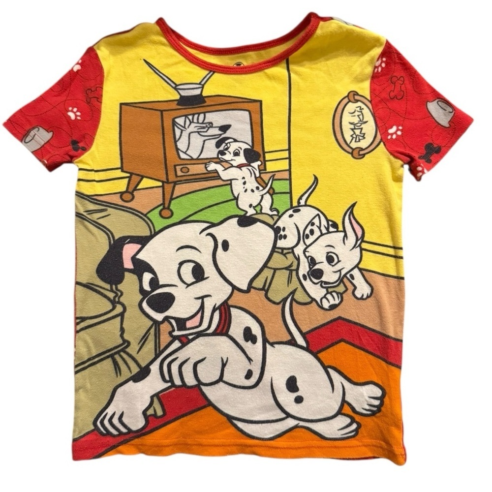 Disney Store 101 Dalmatians Pajama Top Size 8 | Vintage Y2K Kids PJ Top